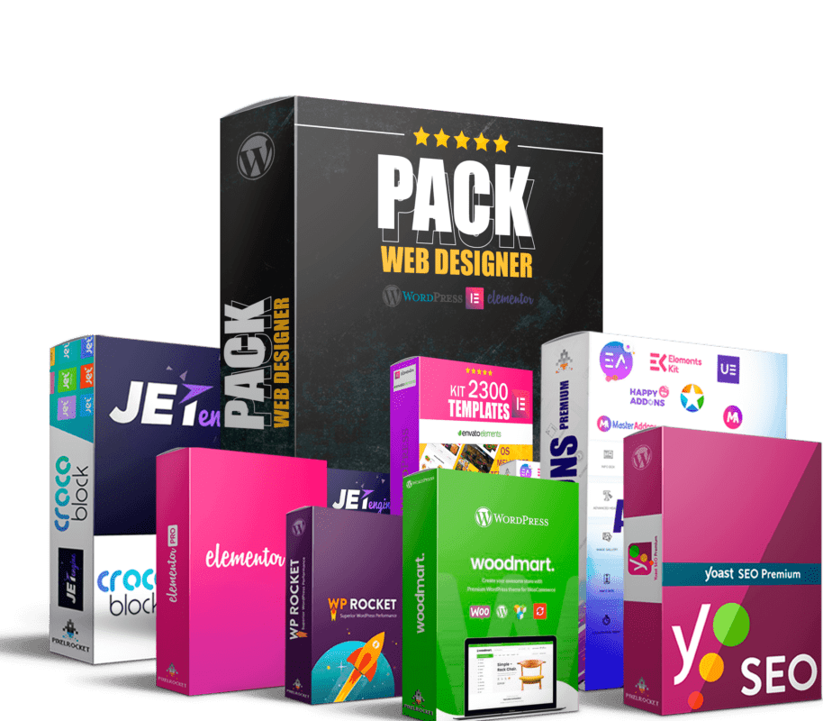 Pack web designer elementor